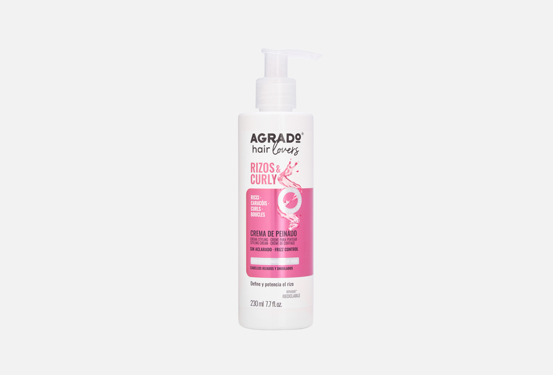 Изображение товара Крем для укладки AGRADO Curls&Curly объем 230 мл для вьющихся волос