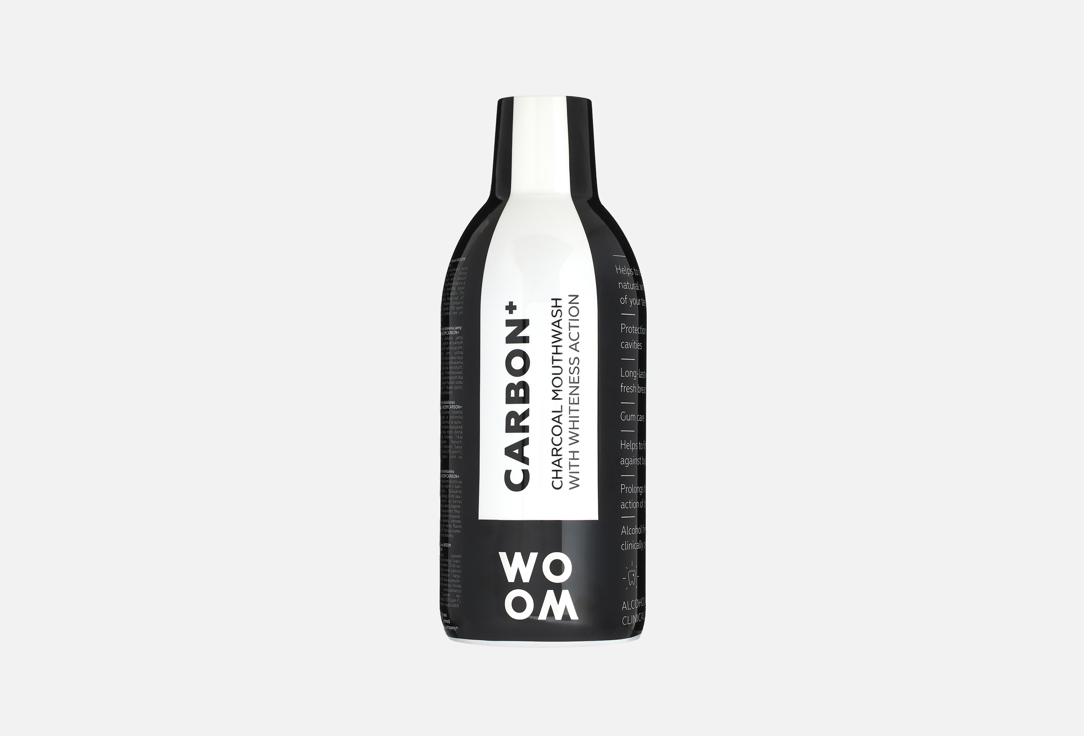

Ополаскиватель для полости рта WOOM, CARBON+ 500 мл