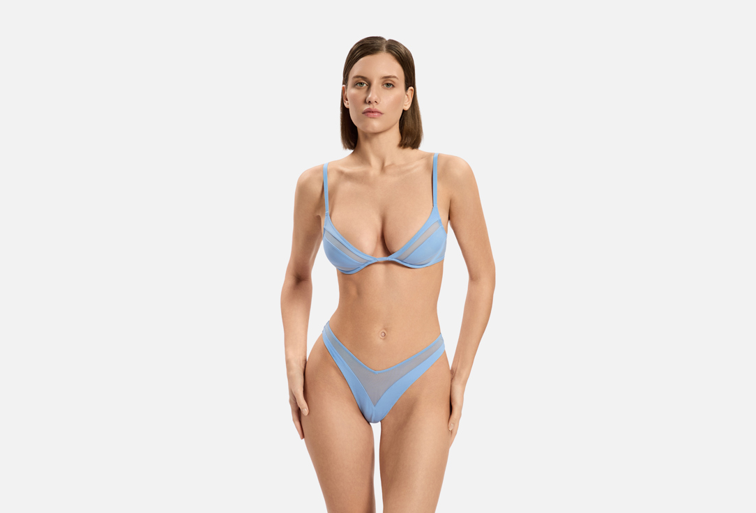 Изображение товара Женские стринги-бразильяно Infinity Lingerie Bruna из эластичной ткани с сетчатой вставкой