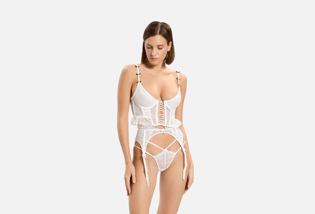 Изображение товара Корсет Infinity Lingerie Iralia белый эластичный кружево поддержка женский
