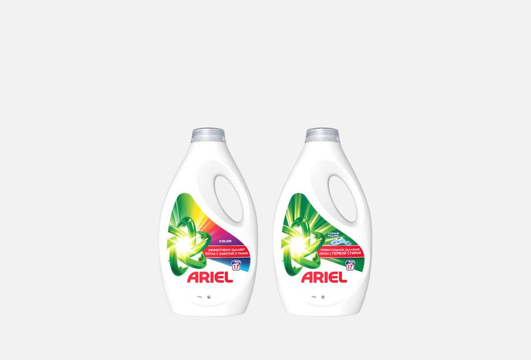 Изображение товара Набор Гелей для стирки Ariel Color + Горный родник