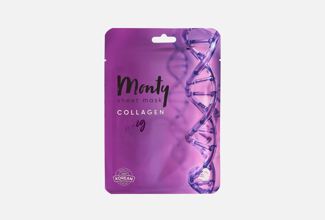 

тканевая Лифтинг-маска для лица MONTY, Collagen 1 шт