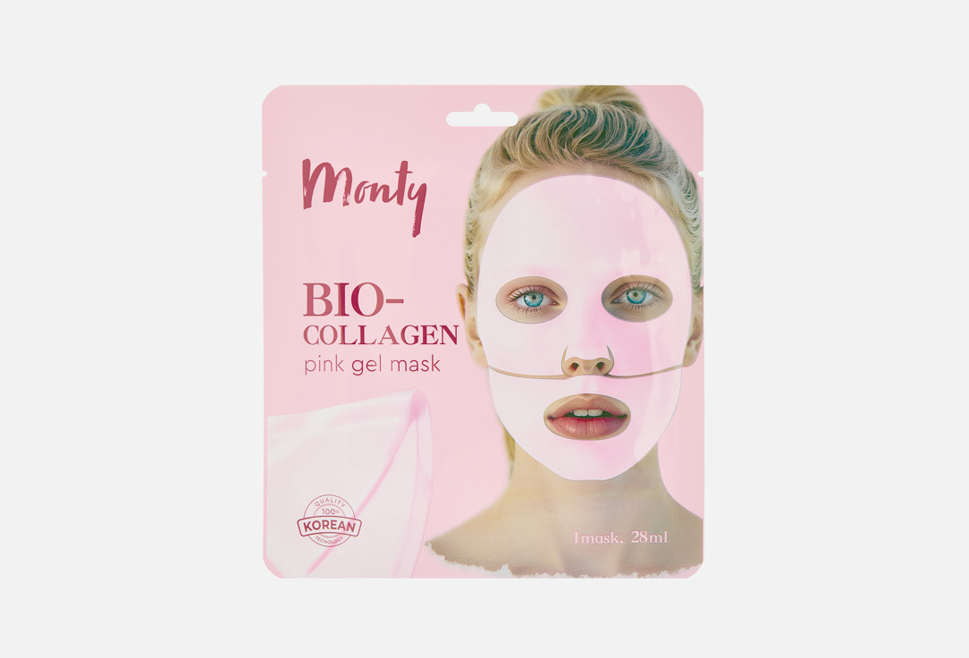 Изображение товара Гелевая маска для лица Monty BIO-COLLAGEN увлажнение и сияние 172 руб
