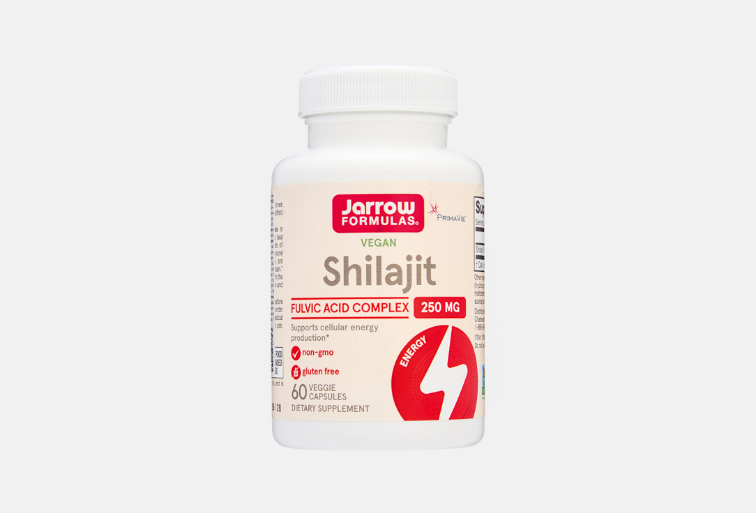 

БАД для повышения энергии и бодрости JARROW FORMULAS, Shilajit Fulvic Acid Complex в капсулах 60 шт