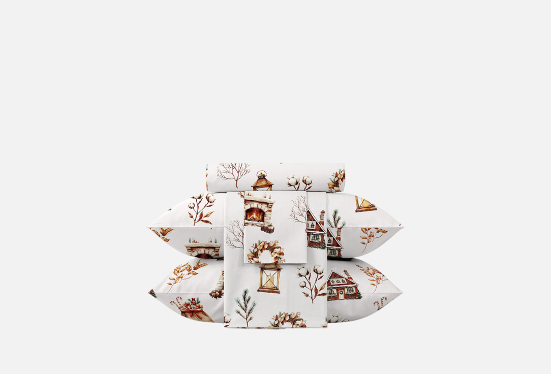 Изображение товара Комплект постельного белья Волшебная Ночь Ginger 1.5-спальный стильный и качественный