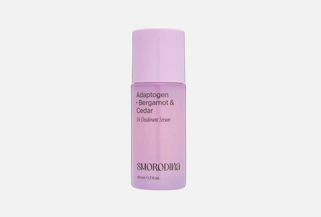 

Дезодорант-сыворотка с адаптогенами SMORODINA, Bergamot & Cedar 50 мл