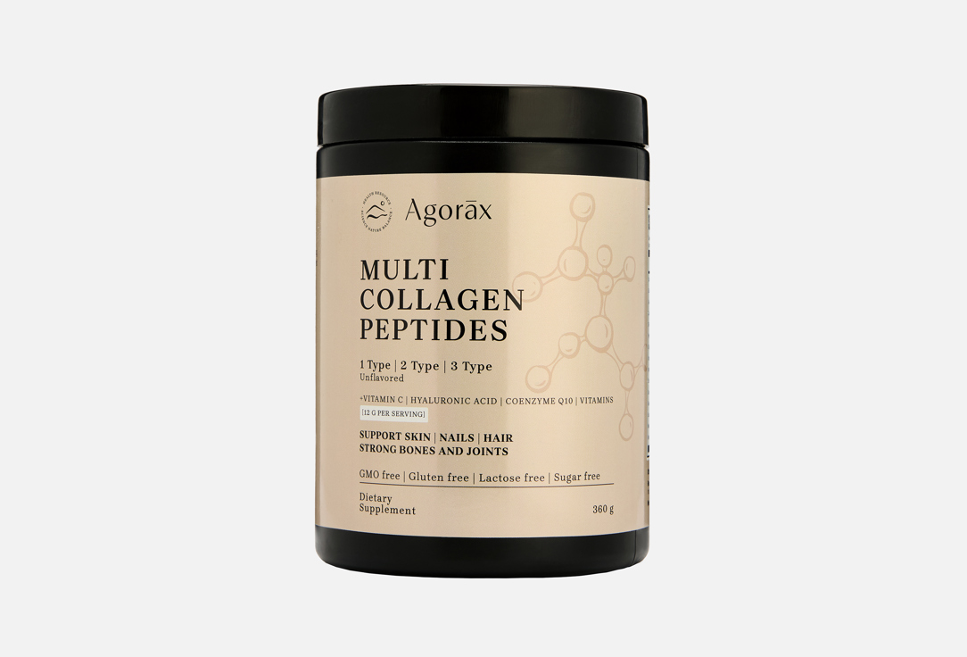 

Коллаген AGORAX, Multi Peptides 1, 2 и 3 типа в порошке 360 г