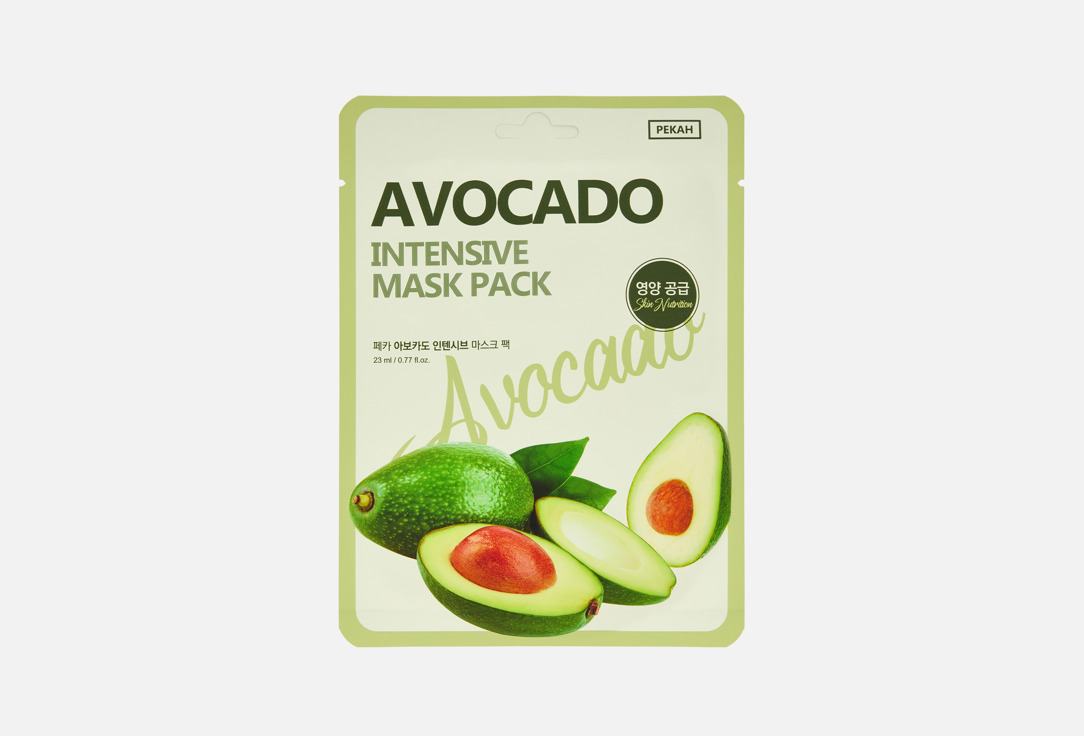 Изображение товара Тканевая маска для лица Pekah Avocado увлажнение и восстановление 1 шт