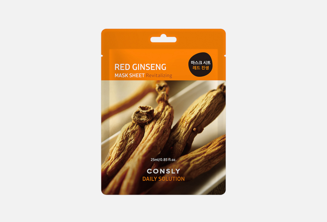 Изображение товара Тканевая маска для лица CONSLY Daily Solution Red Ginseng