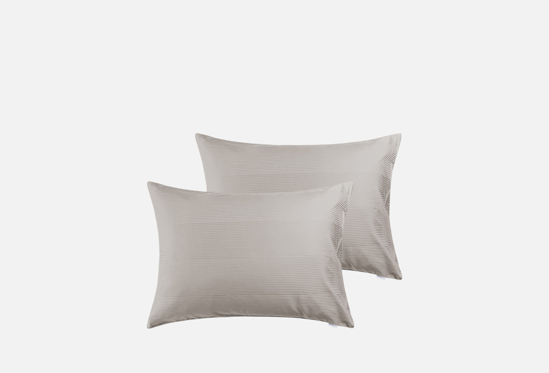 Изображение товара Комплект наволочек DeNASTIA 50x70, светло-серый