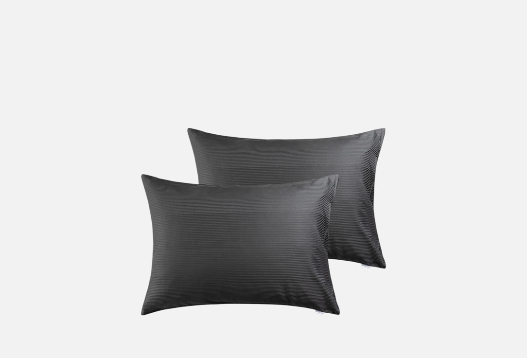 Изображение товара Комплект наволочек DeNASTIA 50x70, темно-серый