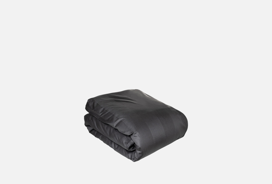 Изображение товара Пододеяльник DeNASTIA 175x210 темно-серый для спальни дома пригодится