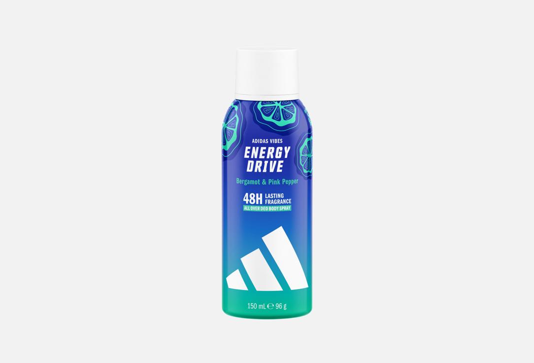 

Дезодорант-спрей ADIDAS, VIBES ENERGY DRIVE ALL OVER DEO 150 мл