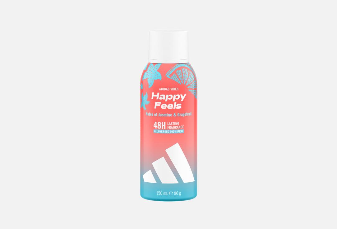 

Дезодорант-спрей ADIDAS, VIBES Happy Feels ALL OVER DEO 150 мл