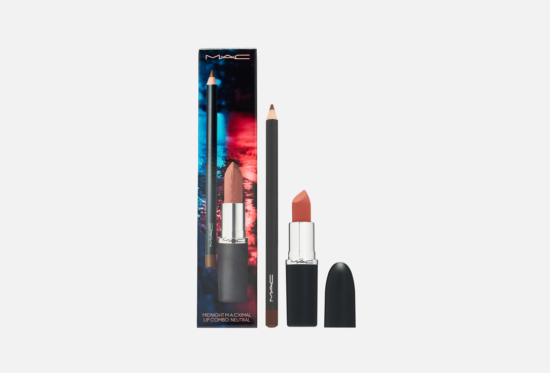 

Набор для губ MAC, Мультиколор, Midnight MACximal Lip Combo: Neutral Combination 2 шт