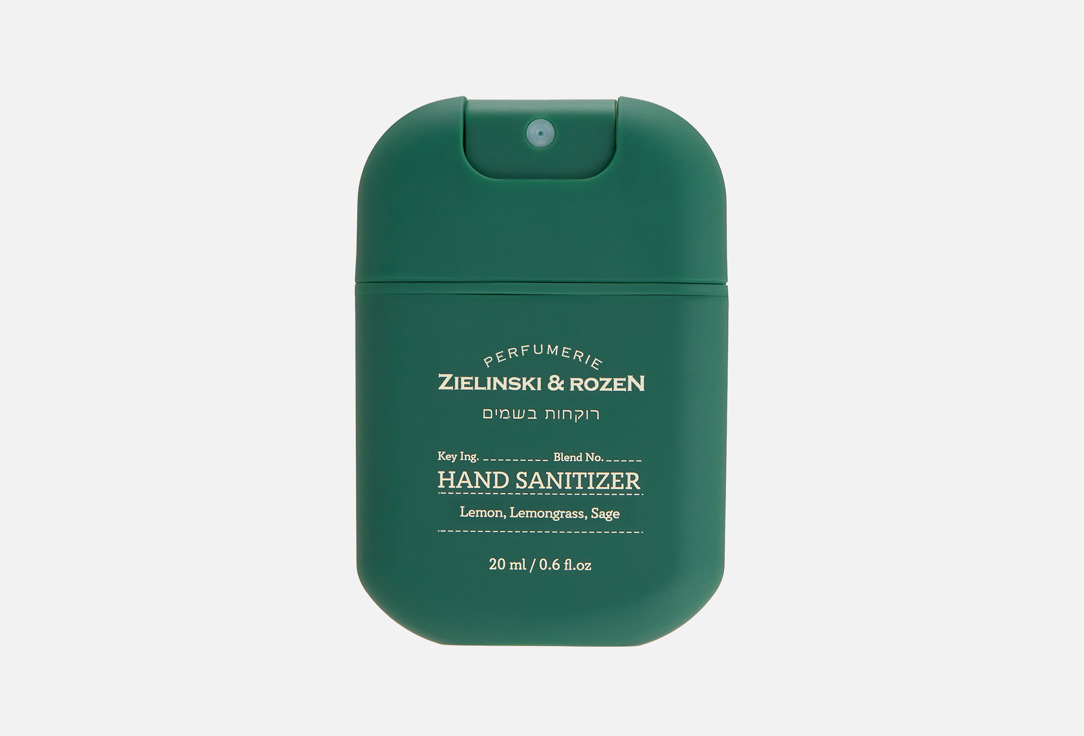 

Спрей-санитайзер для рук ZIELINSKI & ROZEN, Lemon, Lemongrass & Sage 20 мл