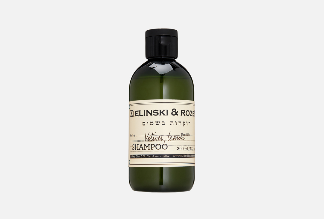 

Восстанавливающий шампунь для волос ZIELINSKI & ROZEN, Vetiver, Lemon 300 мл
