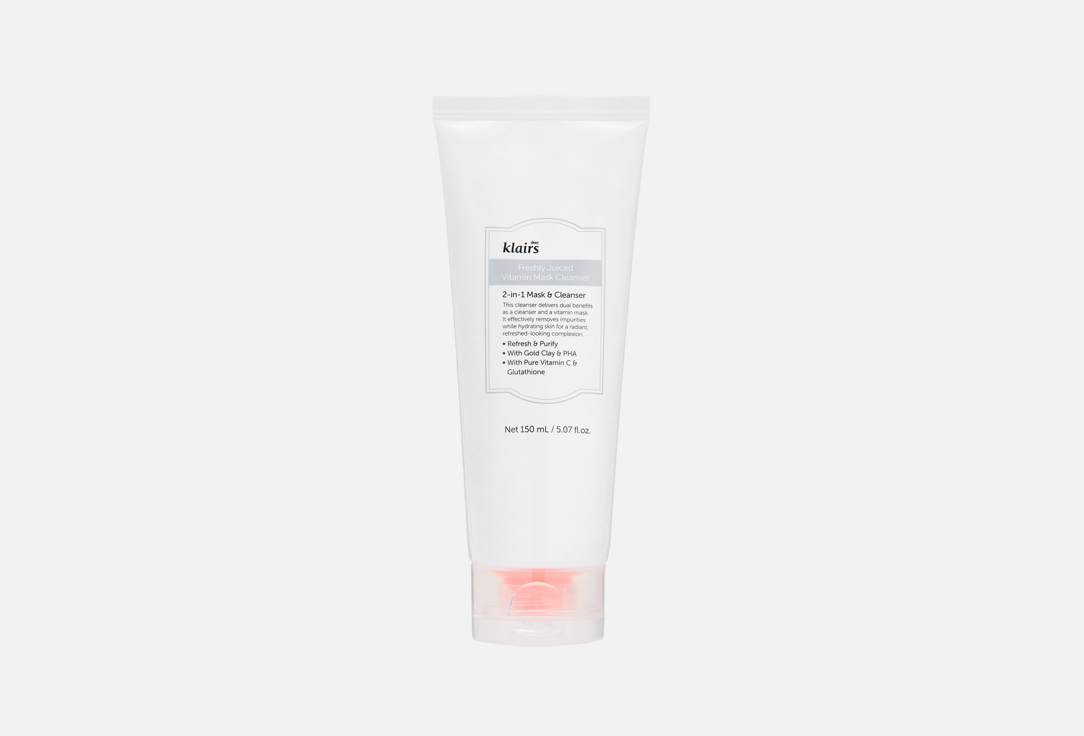 

Очищающая пенка-маска для лица с витаминами DEAR, KLAIRS, Freshly Juiced Vitamin Mask Cleanser 150 мл