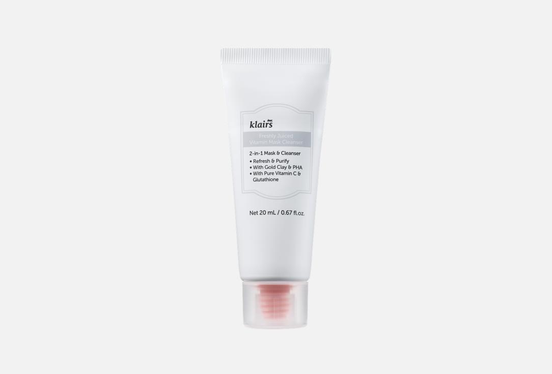 

Очищающая пенка-маска для лица с витаминами DEAR, KLAIRS, Freshly Juiced Vitamin Mask Cleanser 20 мл
