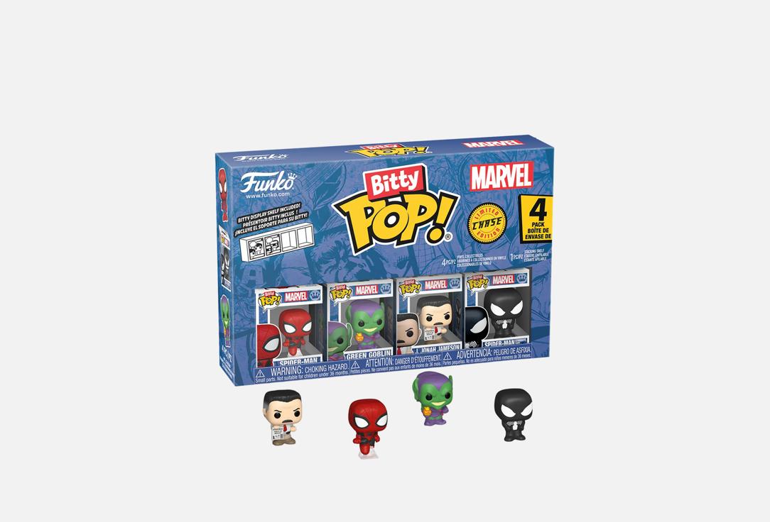 Изображение товара Фигурки Funko Bitty POP! Marvel Spider-Man 4 шт в acrylic box Chase версия