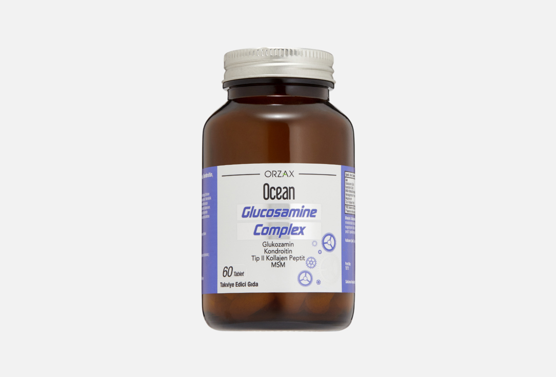 Изображение товара БАД для поддержки опорно-двигательного аппарата Orzax Ocean Glucosamine Complex в таблетках