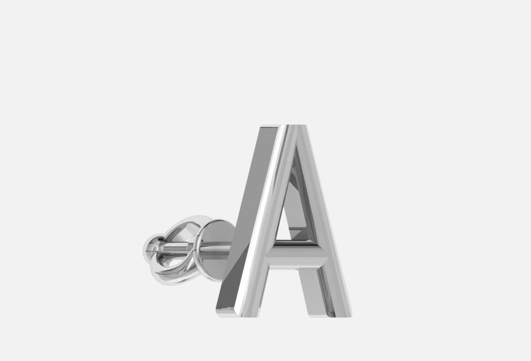 Изображение товара Моносерьга серебряная BALTSILVER Letters А