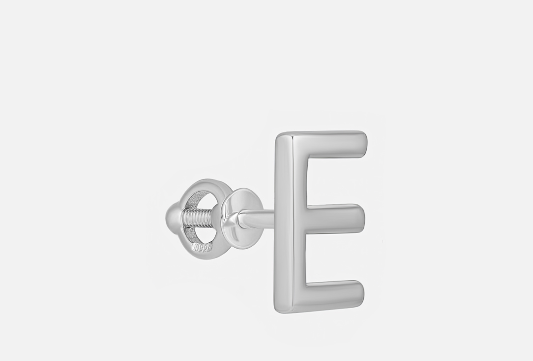 Изображение товара Моносерьга серебряная BALTSILVER Letters Е