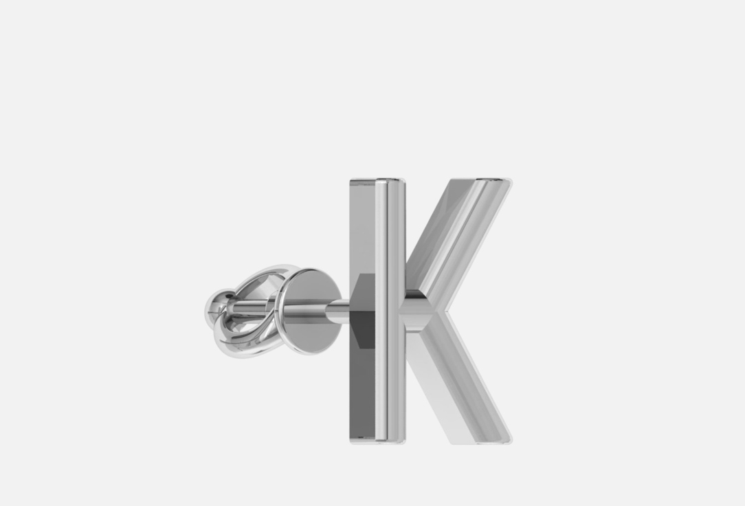 Изображение товара Моносерьга серебряная BALTSILVER Letters К