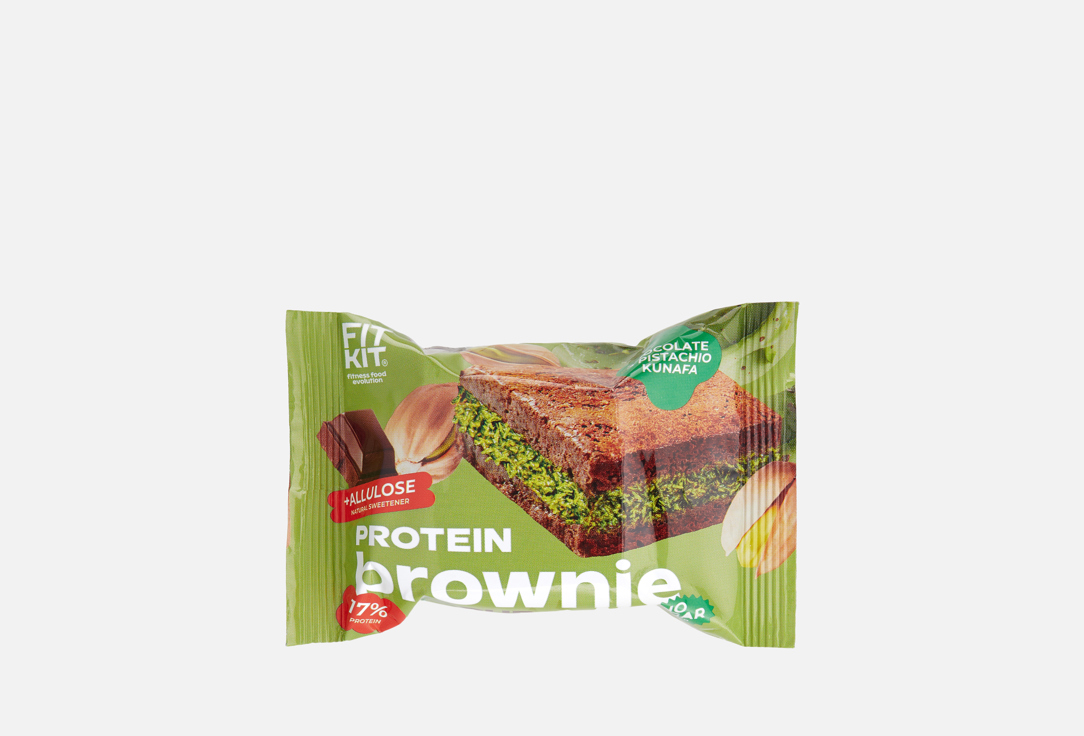 

Протеиновый десерт FIT KIT, БРАУНИ с Шоколадно-фисташковой кунафой 40 г