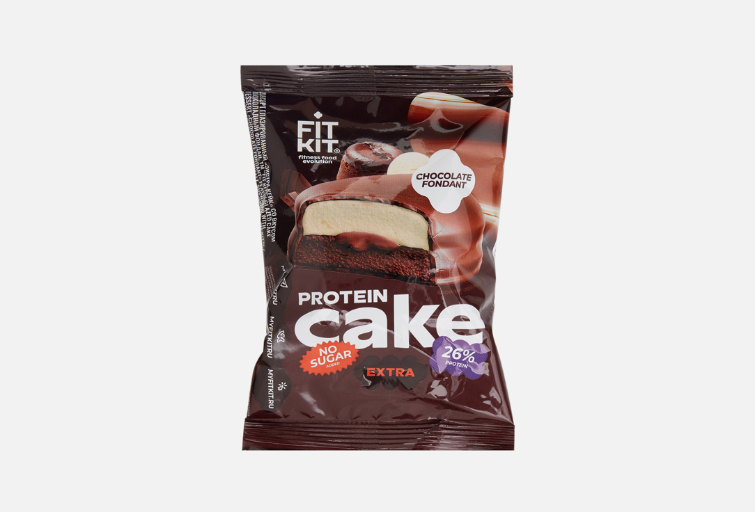 

Протеиновое печенье в глазури FIT KIT, Со вкусом Шоколадного фондана 50 г