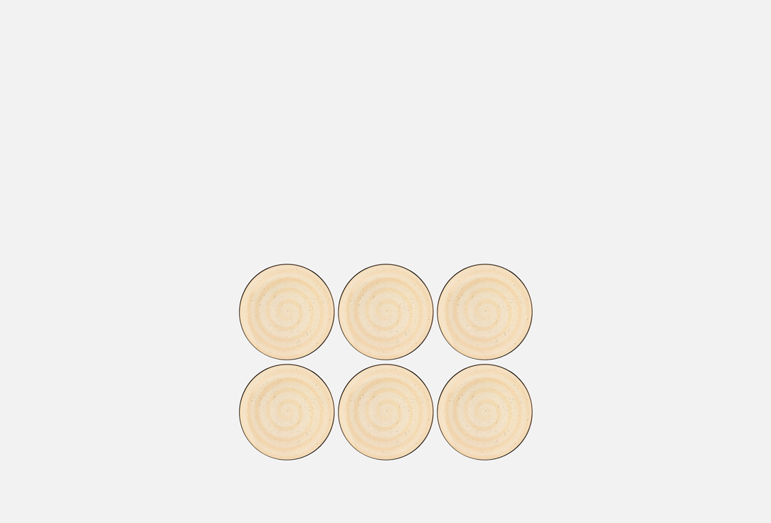 

набор мелких тарелок ELRINGTON, КРЕМОВЫЙ БРИЗ, 27 см 27 см