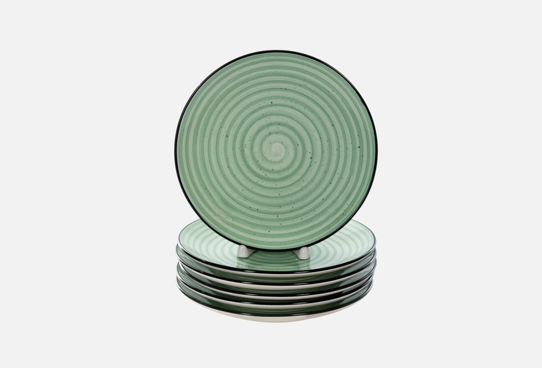 Изображение товара набор мелких тарелок Elrington БРИЗ ПЕНЕЛОПА, 19 см