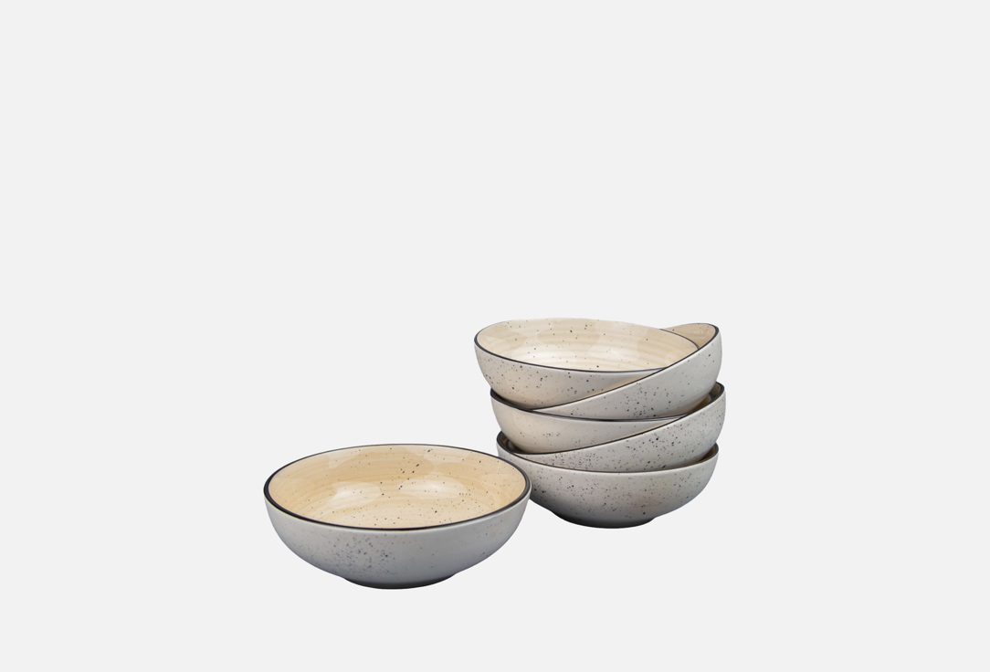 Изображение товара набор глубоких тарелок Elrington БРИЗ ПАЛЬМИРА, 18 см