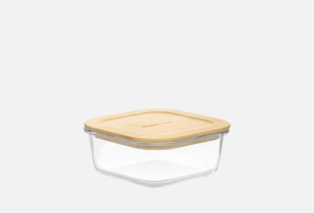 Изображение товара Контейнер Master House квадратный с бамбуковой крышкой, Тор-800