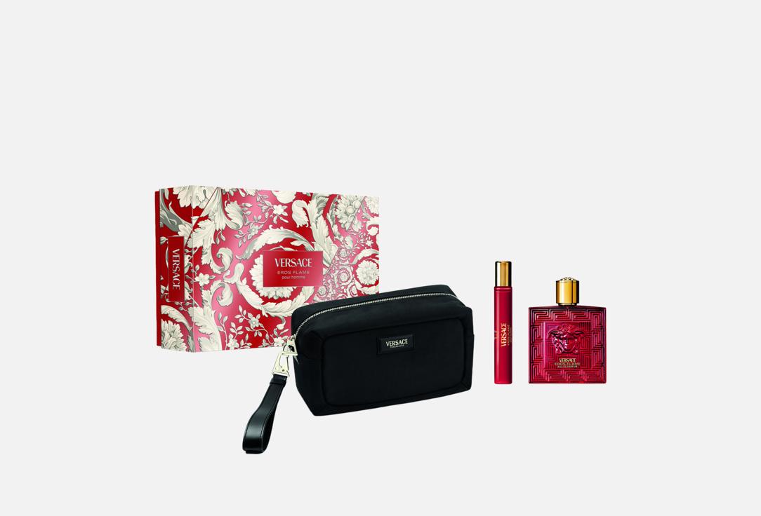 Изображение товара Подарочный набор Versace EROS FLAME для мужчин с парфюмерной водой и косметичкой