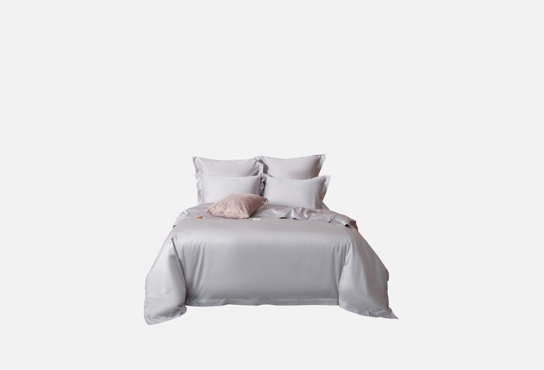 Изображение товара Комплект постельного белья Sofi De MarkO Моно, светло-серый, Евро