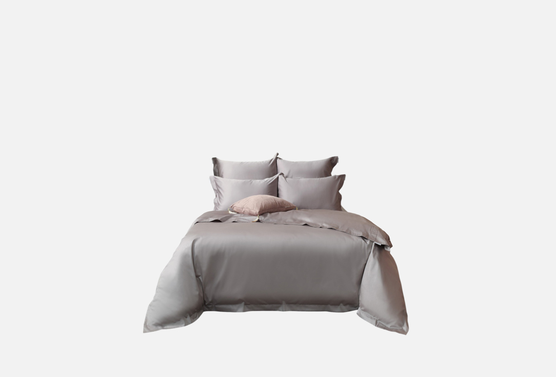 Изображение товара Комплект постельного белья Sofi De MarkO Моно серый евро макосатин