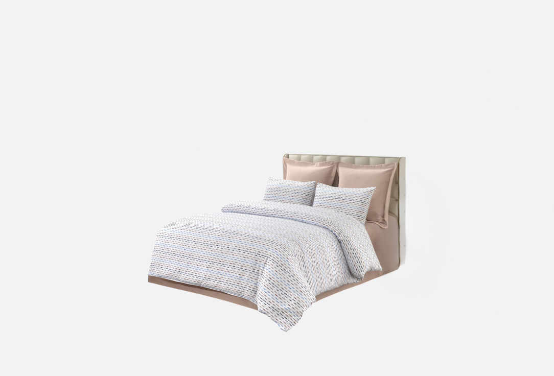 Изображение товара Комплект постельного белья Sofi De MarkO Клерити Модерн Евро из сатина хлопок и вискоза