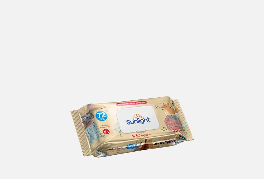 Изображение товара Влажные детские салфетки Sunlight - забота о вашей коже