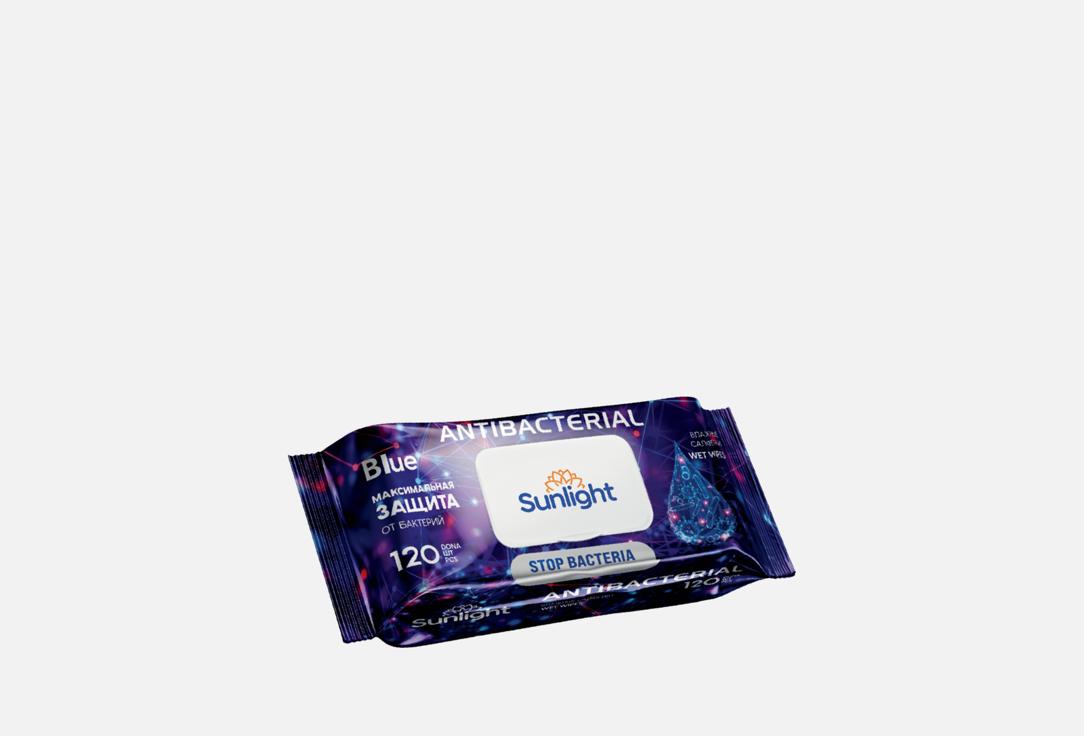 Изображение товара Антибактериальные влажные салфетки SUNLIGHT Blue