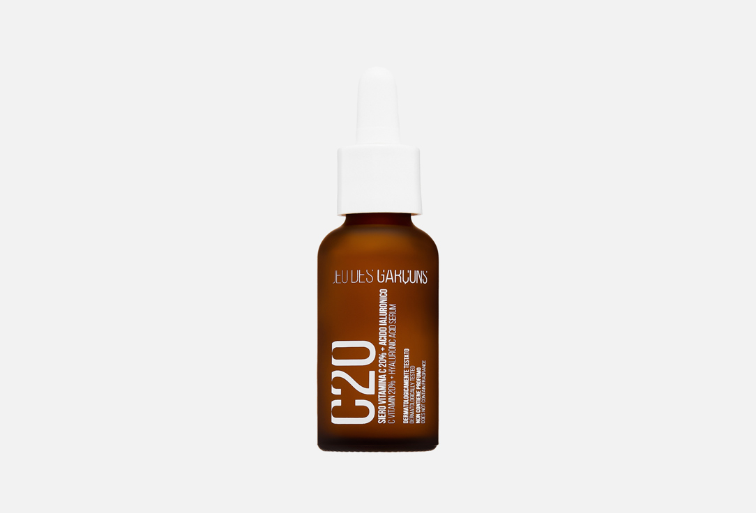 

Сыворотка для лица JEU DES GARCONS, C20 C VITAMIN 20%+HYALURONIC ACID 30 мл