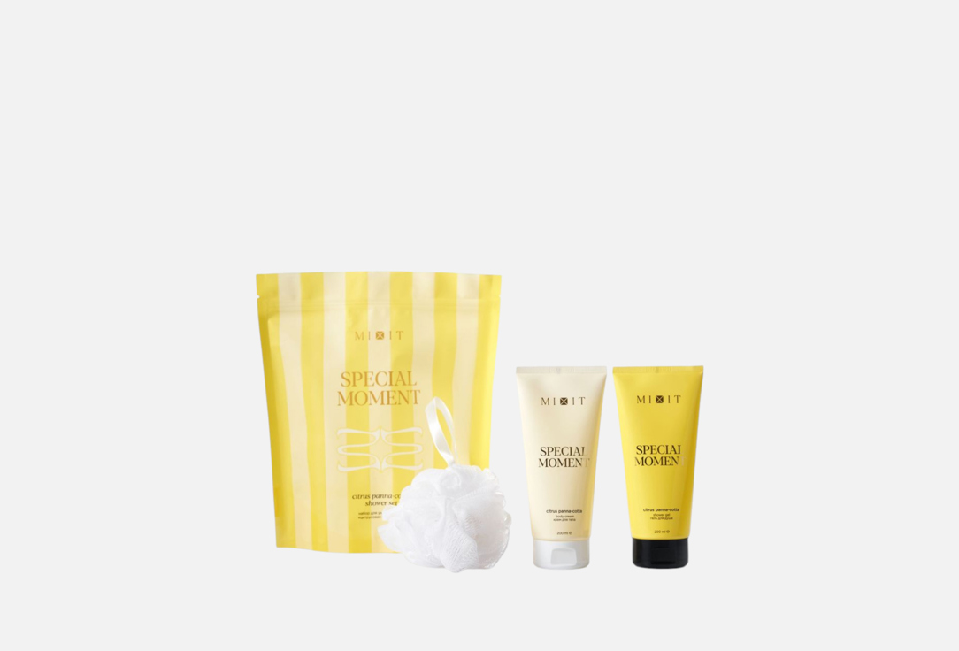 

Набор для ухода за телом MIXIT, SPECIAL MOMENT, citrus panna-cotta 2 шт