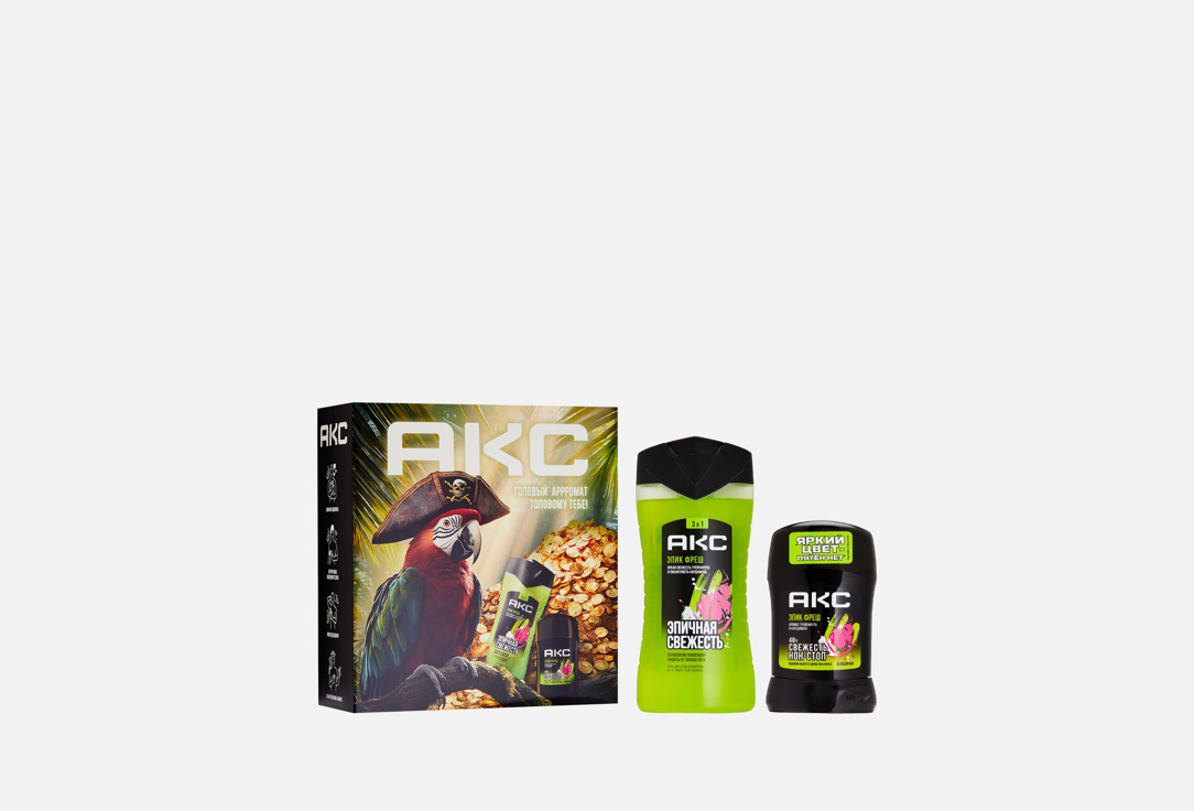 

Подарочный набор АКС, Men Epic fresh 2 шт