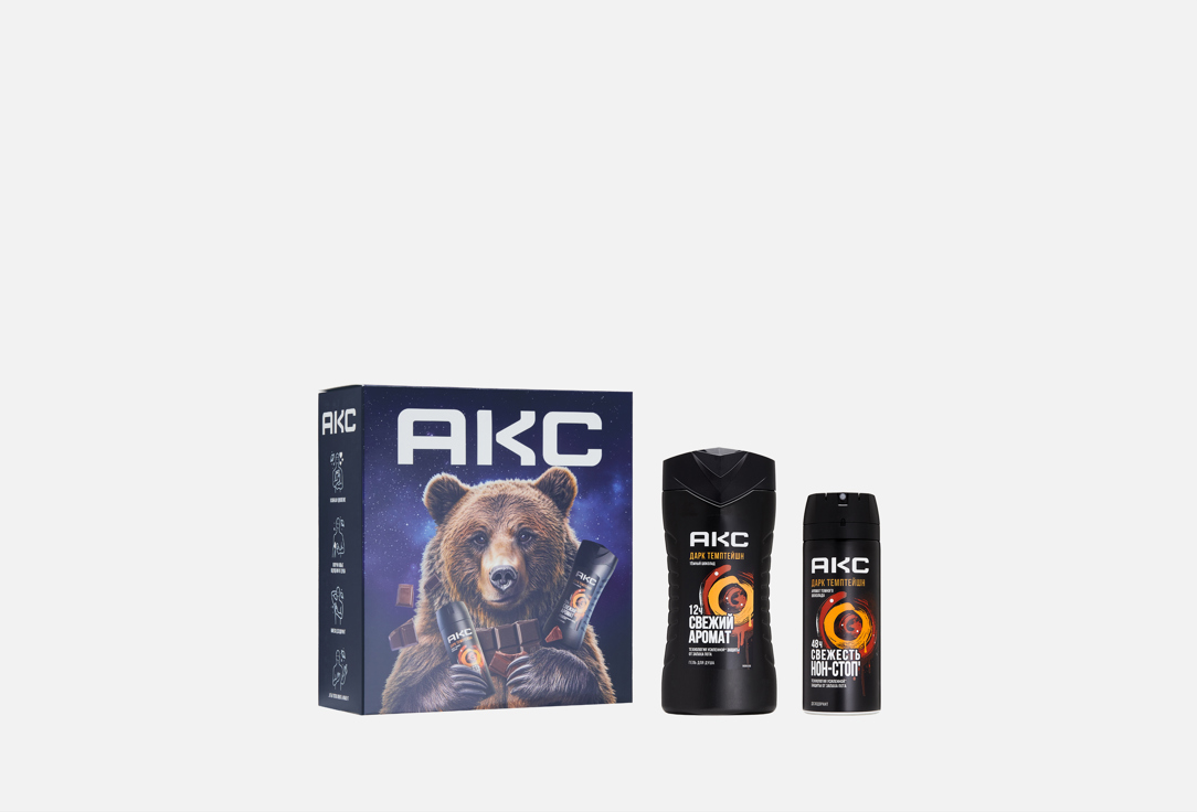 

Набор для ухода за телом АКС, Men Dark temptation 2 шт