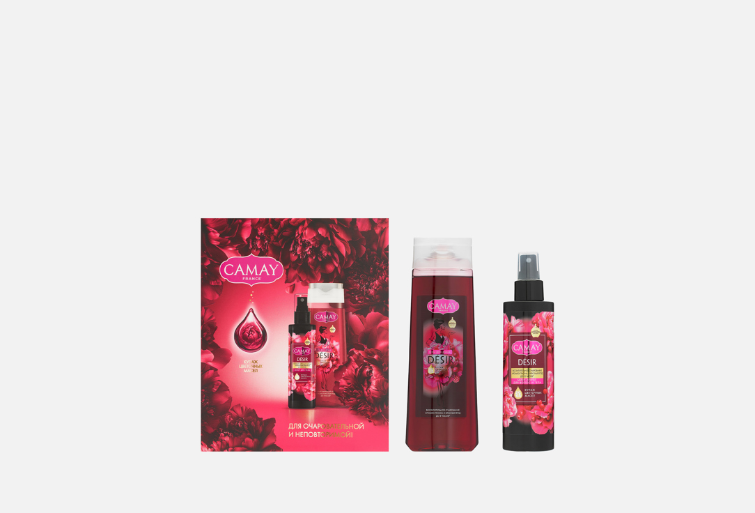 Изображение товара Подарочный набор для ухода за телом и волосами Camay Desir 2 предмета