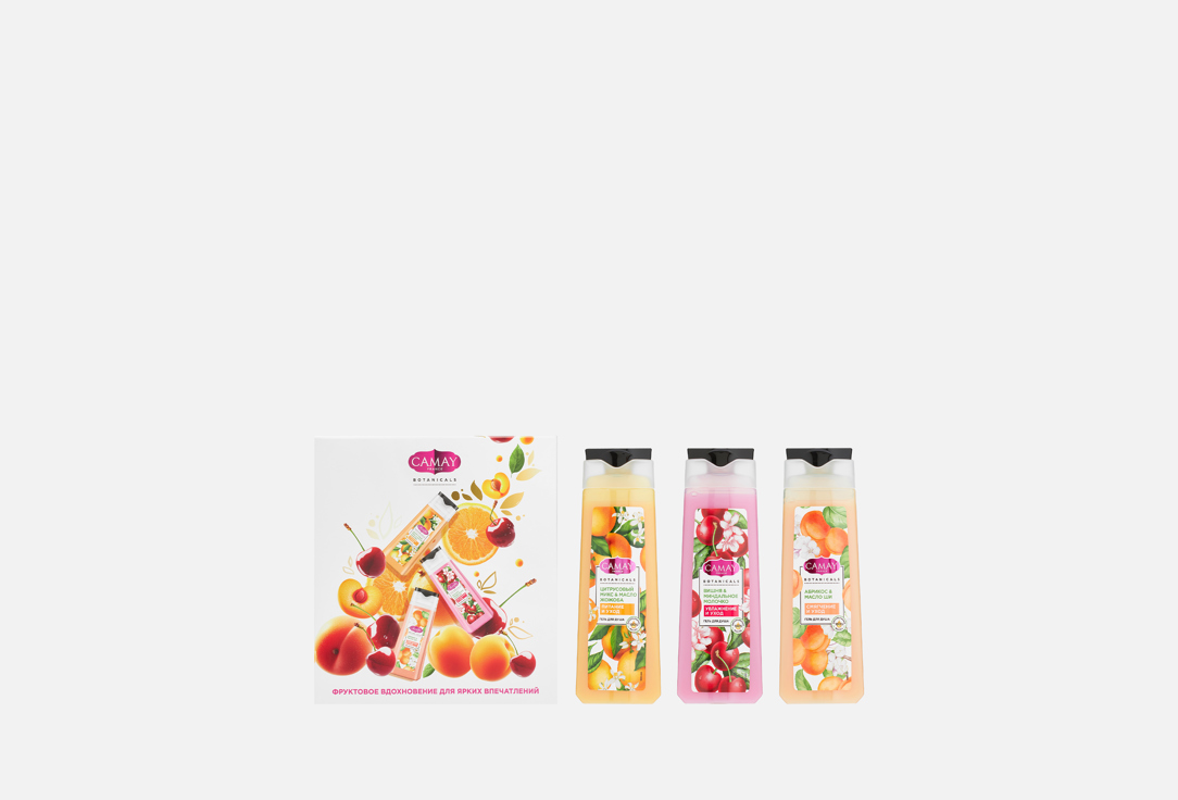 

Набор для душа и ванны CAMAY, Фруктово-цветочный букет 3 шт