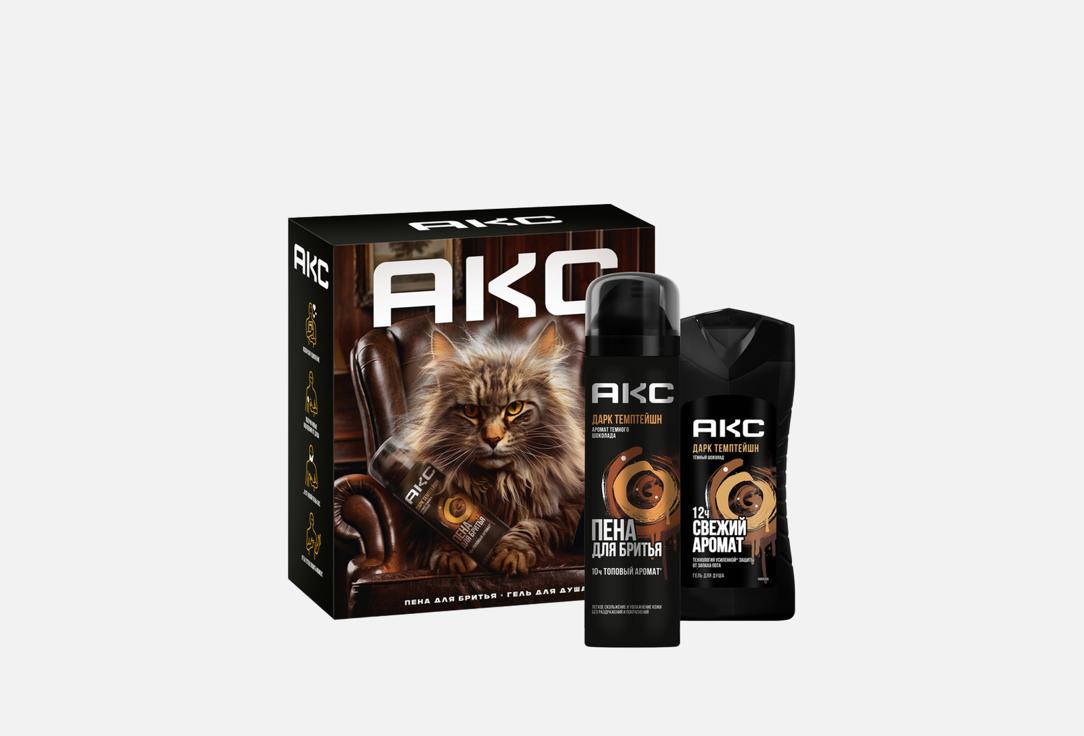 Изображение товара Подарочный набор для лица и тела Акс Men Dark temptation с ароматом шоколада