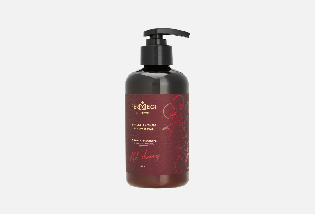 Изображение товара Парфюмированный крем для рук PERMEGI Cherry 300 мл увлажнение и питание