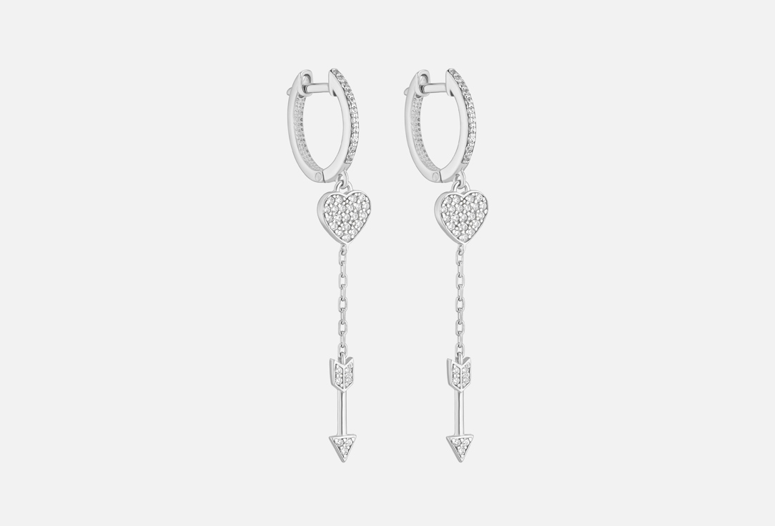 

Серьги серебряные BALTSILVER, Длинные Love Story 2 шт