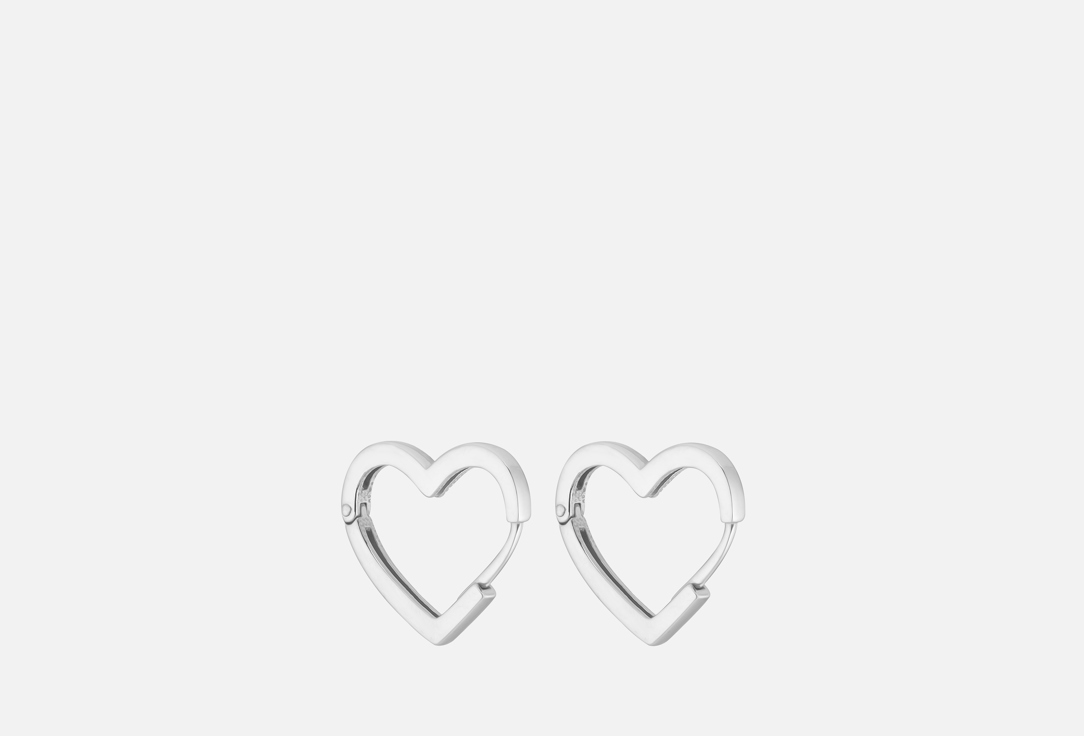 

Серьги серебряные BALTSILVER, Силуэт сердца Love Story 2 шт